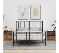 vidaXL Mesita de Noche con cajón 2 pcs Madera vieja 40 x 35 x 47,5 cm