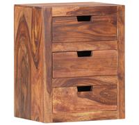 vidaXL Mesita de noche de madera maciza de acacia 40x30x50 cm