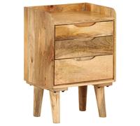 vidaXL Mesita de noche de madera maciza de mango 40x30x59,5 cm