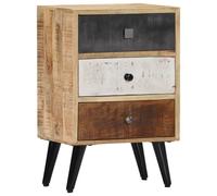 vidaXL Mesita de noche de madera maciza de mango 40x30x60 cm
