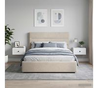 vidaXL Mesita de Noche de Pared 2 uds. 33 x 34,5 x 20 cm