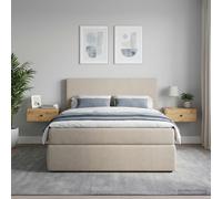 vidaXL Mesita de Noche de Pared 2 uds. Roble artisan 49 x 34,5 x 20 cm