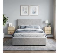 vidaXL Mesitas de noche de pared, 2 unidades, roble Sonoma, 34,5 x 33 x 40 cm