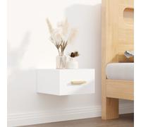 vidaXL Mesita de noche de pared blanco 35x35x20 cm