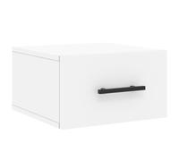 vidaXL Mesita de Noche de Pared Blanco 35x35x20 cm, mesita de Noche, mesita de Noche Colgante, Muebles de Dormitorio, mesilla de Noche