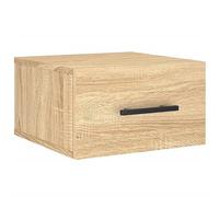vidaXL Mesita de Noche de Pared Color Roble Sonoma 35x35x20 cm, mesita de Noche, mesita de Noche Colgante, Muebles de Dormitorio, mesilla de Noche