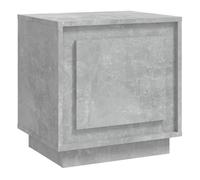 Vidaxl mesita de noche madera contrachapada gris hormigón 44x35x45 cm