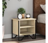 vidaXL Mesita de noche madera de ingeniería roble Sonoma 40x30x40 cm