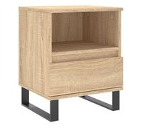 vidaXL Mesita de noche - Madera de ingeniería roble Sonoma 40x35x50 cm