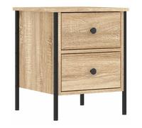 vidaXL Mesita de noche – madera de ingeniería Roble Sonoma 40x42x50 cm