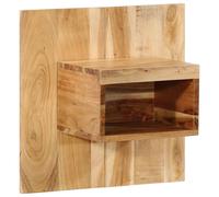 vidaXL Mesita de noche madera maciza de acacia 50x27x50 cm