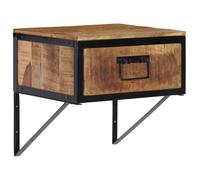 vidaXL Mesita de noche madera maciza de mango 40x35x40 cm