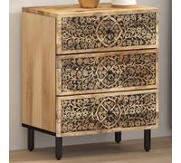 vidaXL Mesita de noche madera maciza de mango 50x33x60 cm