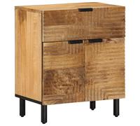 vidaXL Mesita de noche madera maciza de mango 50x33x60 cm marrón