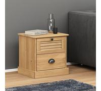 vidaXL Mesita de noche VIGO, 42x35x42 cm, madera maciza de pino