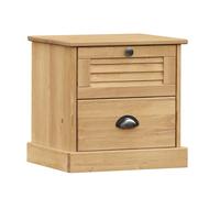 Vidaxl mesita de noche vigo madera maciza de pino 42x35x42 cm