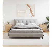 vidaXL Mesita noche 2 uds madera ingeniería roble Sonoma 40x35x47,5 cm