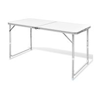 vidaXL Mesita Plegable Picnic Portátil Aluminio Mesa Camping Jardín Dimensiones 120 x 60 cm, 180 x 60 cm, 240 x 60 cm