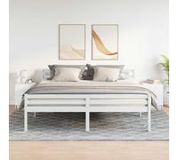 vidaXL Mesitas de noche 2 uds con 2 cajones color blanco 40x36x50 cm