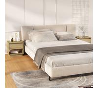vidaXL Mesitas de noche 2 uds contrachapada roble Sonoma 45x34x44 cm