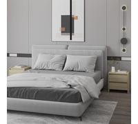 vidaXL Mesitas de noche 2 uds madera ingeniería roble Sonoma
