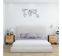 vidaXL Mesitas de noche 2 uds madera maciza de mango 40x33x46 cm