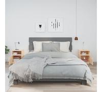 vidaXL Mesitas de noche, 2 unidades, 40x34x55 cm, madera maciza de pino - Mesita de noche - Mesitas de noche - Mueble - Mesilla de noche