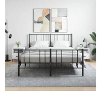 vidaXL Mesitas de noche, 2 unidades, blancas, 40x35x47,5 cm, material de madera. - Mesita de noche - Mesitas de noche - Mueble - Mesilla de noche