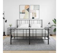 vidaXL Mesitas de noche, 2 unidades, color gris hormigón, 40x35x47,5 cm, material de madera. - Mesita de noche - Mesitas de noche - Mueble - Mesilla de noche