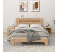 vidaXL Mesitas de noche 2 unidades color roble Sonoma 50x39x47 cm