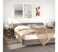 vidaXL Mesitas de noche 2 unidades roble marrón 40x35x47,5 cm