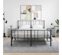 vidaXL Mesitas noche 2 uds madera ingeniería gris Sonoma 40x35x47,5 cm
