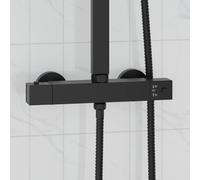 vidaXL Mezclador de ducha termostático Acero Inoxidable 201