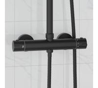vidaXL Mezclador de ducha termostático Acero Inoxidable 201