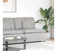 vidaXL Módulo central de sofá modular con cojines, color gris nube, 100 cm