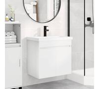 vidaXL Módulo de baño con grifería Blanco 61 x 40 x 74,5 cm