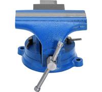vidaXL Mordaza azul de 150 mm, fabricada en hierro fundido