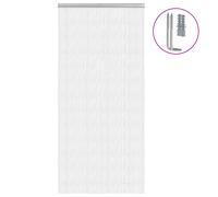 vidaXL Mosquitera de cadena para puerta aluminio 100x212 cm