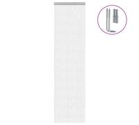 vidaXL Mosquitera de cadena para puerta aluminio 56x202 cm