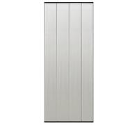 vidaXL Mosquitera de puerta - Cortina de malla, pantalla antimosquitos - Poliéster negro