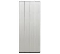 vidaXL Mosquitera de puerta - Cortina de malla, pantalla antimosquitos - Poliéster negro