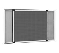 vidaXL Mosquitera extensible para ventanas blanco (100-193)x75 cm