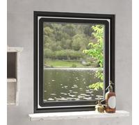 vidaXL Mosquitera magnética para ventanas, malla protectora, recortable, blanco 100x120 cm