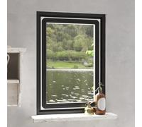 vidaXL Mosquitera magnética para ventanas – Recortable con imán, blanca 80x120 cm