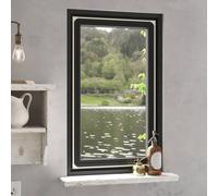 vidaXL Mosquitera magnética para ventanas blanco 80x140 cm