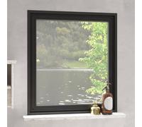 vidaXL Mosquitera magnética para ventanas Gris antracita 130x150 cm, recortable con imán