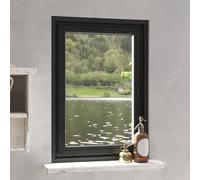 vidaXL Mosquitera magnética para ventanas gris antracita 80x120 cm