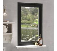 vidaXL Mosquitera magnética para ventanas gris antracita 80x140 cm