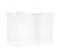 vidaXL Mosquitera para cama 156 malla 3 piezas blanco poliéster dormitorio moderno mosquitero protector de cama protección contra insectos confort verano protección de red interior barrera de insectos
