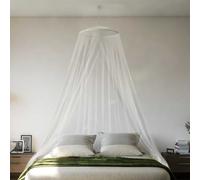 vidaXL Mosquitera para cama 220 malla blanco 56x56x220 cm